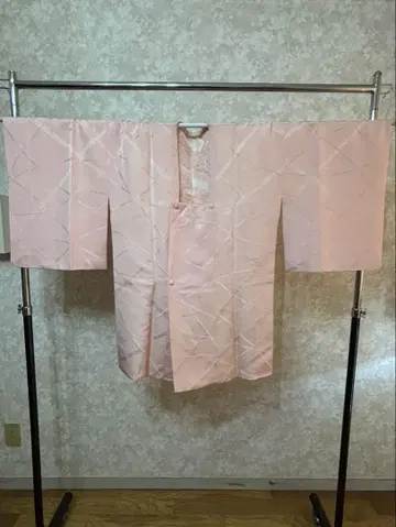 도행 코트 순수 실크 벚꽃색 새상품 미사용