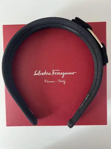 Salvatore Ferragamo 블랙 헤어밴드
