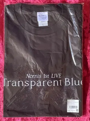 Nornis/1st LIVE-Transparent Blue- 티셔츠 L