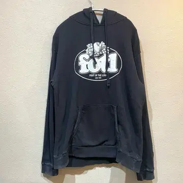 Fruit of the Loom 데미지 가공 후드티 후디 M 사이즈
