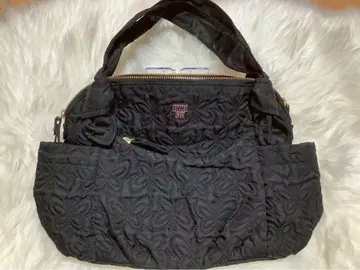 ANNA SUI 블랙 백 버터플라이 퀼팅백