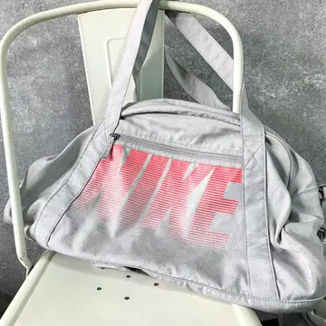 NIKE 드럼백 그레이 로고 폴리에스테르 스포츠