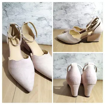 Pitti 세퍼레이트 펌프스 핑크 베이지 23cm