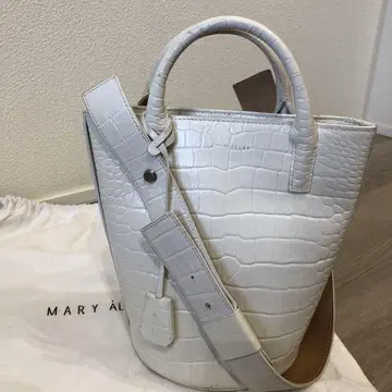 MARY AL TERNA 화이트 핸드백