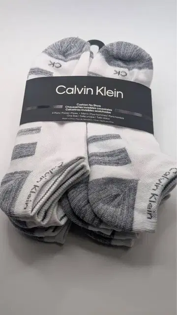 Calvin Klein 크루 삭스 6족 세트