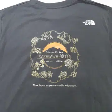 카라사와 휴테 THE NORTH FACE T셔츠 카키색