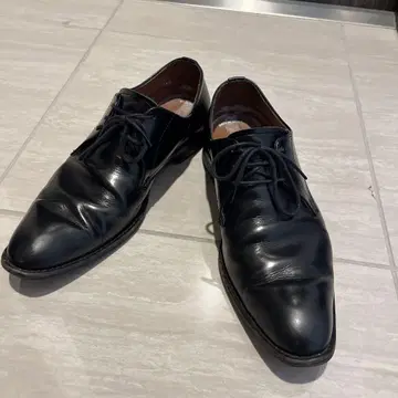 블랙 드레스 신발 레이스업