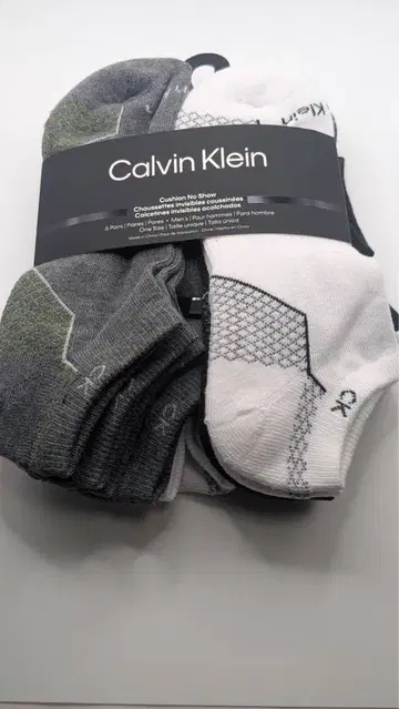 Calvin Klein 캐주얼 노쇼삭스 6켤레 세트