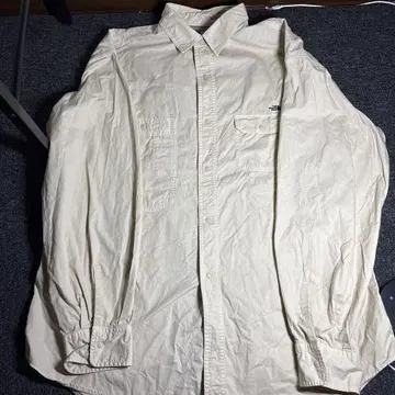 THE NORTH FACE 베이지 버튼업 셔츠 XL