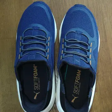 PUMA SOFTFOAM+ 네이비 스니커즈 US9