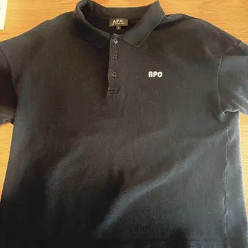 [ 2025년 최신 ] A.P.C. 블랙 피케 셔츠 S