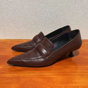 새상품급 라보키고시 웍스 짙은 갈색 다크 브라운 23cm