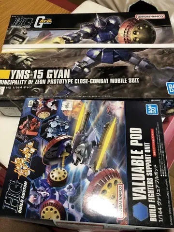 반다이 HGUC 197 걍 & 밸류어블 포드