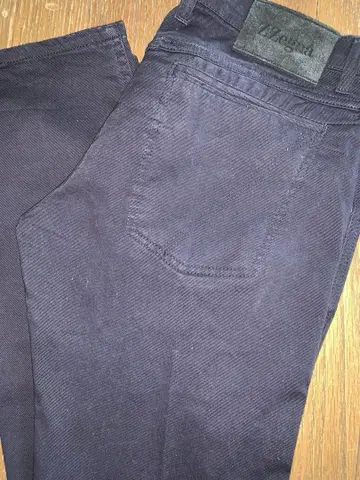 Z ZEGNA 네이비 슬림핏 팬츠