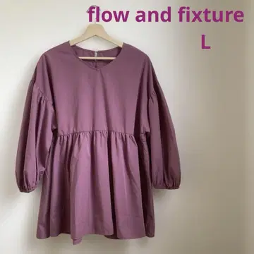 [ 미사용 ] flow and fixture 루즈핏 튜닉 L