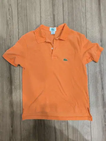 오렌지 코튼 피케 셔츠 IZOD Lacoste 라코스테