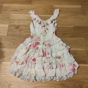 지저스 디아망테 재스민 원피스 부활 블러 장미 패턴 색스