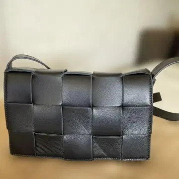 오더 제품 뜨개질 디자인 블랙 숄더백