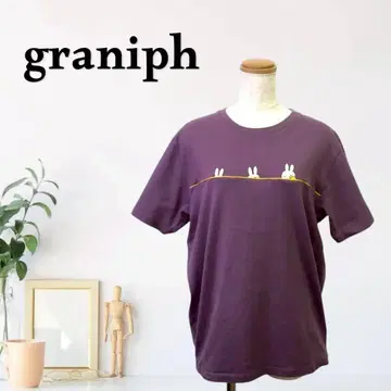 zG135 [ M ] graniph 캐주얼 크루넥 티셔츠 프린트