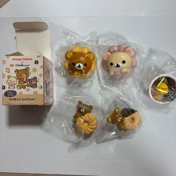 전종 리락쿠마 마그넷 컬렉션 컴플리트 세트 미스터 도넛