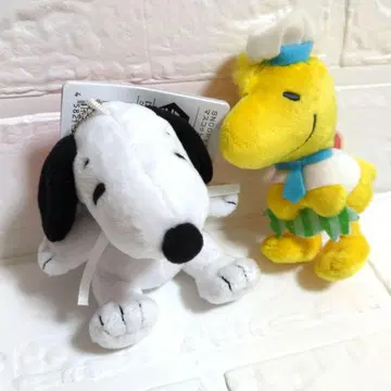 스누피 우드스탁 봉제 인형 마스코트 세트 피넛