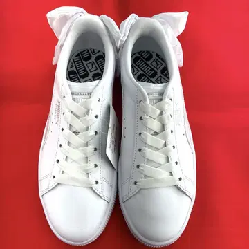 [ 미사용품 ] PUMA 23cm 바스켓보우 우먼 스니커즈
