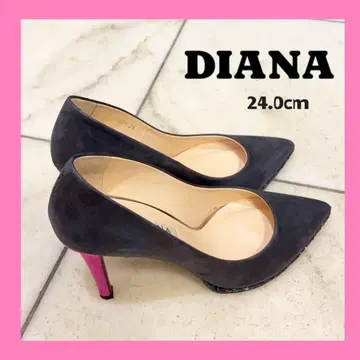 DIANA 바이컬러 하이힐 펌프스 글리터