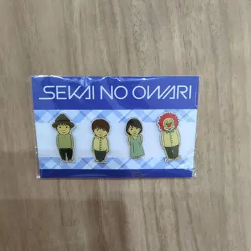 SEKAI NO OWARI 핀 배지 세트