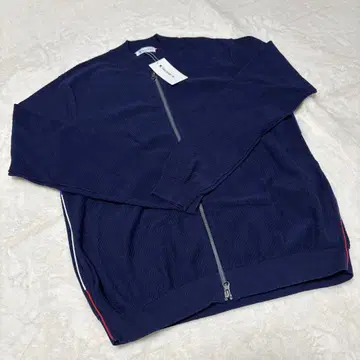 [새상품] THE SHOP TK 집업 가디건 네이비 XL