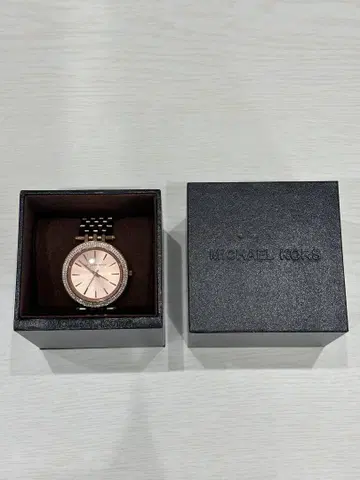 MICHAEL KORS 로즈 골드 아날로그 시계 MK3192