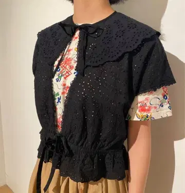 BEAMS BOY / 컷워크 볼레로
