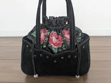 FEILER 페이러 꽃무늬 스터드 핸드백