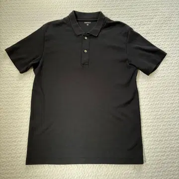 BARNY'S NEW YORK 블랙 피케 셔츠 알비니 코튼 M