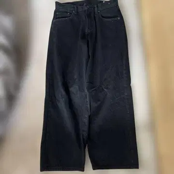GAP 블랙 데님 와이드 레그 28 x 30