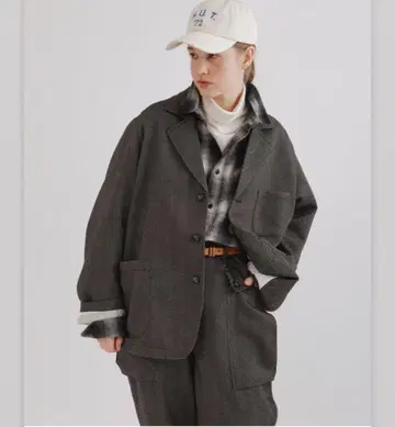 H-UNIT 에이치유닛 헤링본 셋업