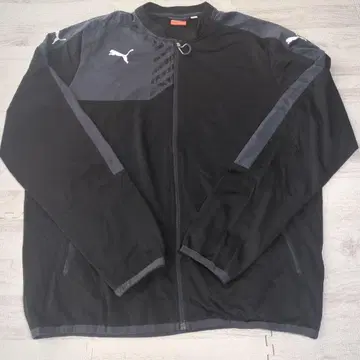PUMA 블랙 집업 저지 XL