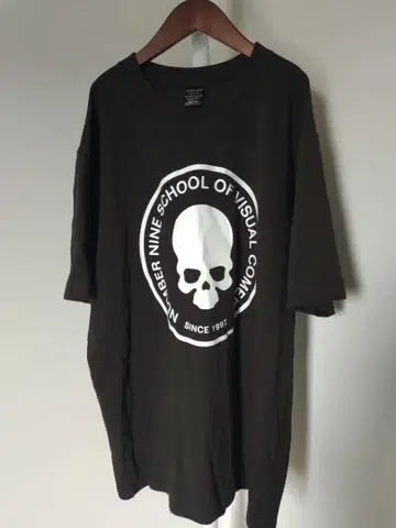 NUMBER(N)INE 넘버나인 스컬 블랙 T셔츠 4