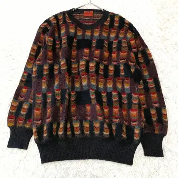 MISSONI 미쏘니 총 패턴 니트 스웨터 50 긴팔