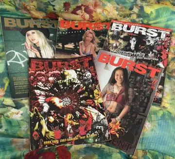 [절판] BURST 잡지 세트 1997년 - 2000년 5권