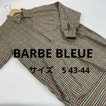 BARBE BLEUE 풀오버 셔츠 체크 #2312