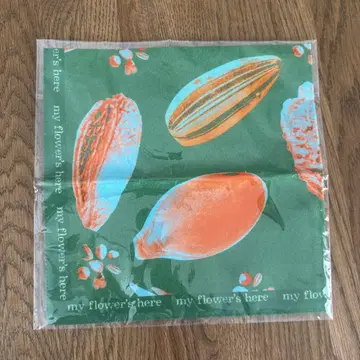 후지이 카제 공식 굿즈 my flower's here 반다나 그린 새상품