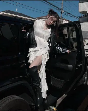 Darich 다리치 랜덤 프릴 롱 원피스 FREE
