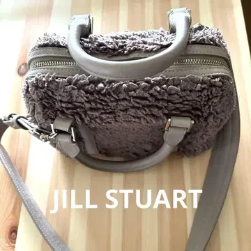 JILL STUART 퍼풍 숄더백 그레이