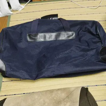 네이비 나일론 보스턴 백