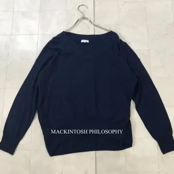 MACKINTOSH PHILOSOPHY 니트 네이비 36 사이즈