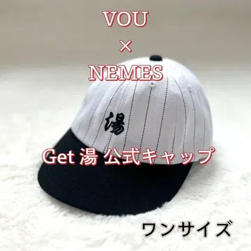 [ VOU x NEMES ] 'Get ' 공식 스트라이프 캡 원사이즈