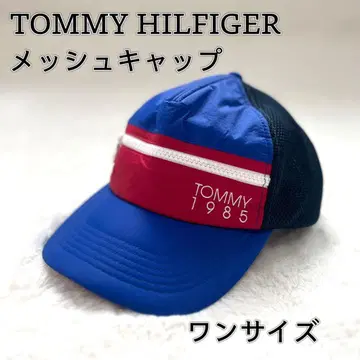 [ TOMMY HILFIGER ] 메쉬 캡 블루 스냅백