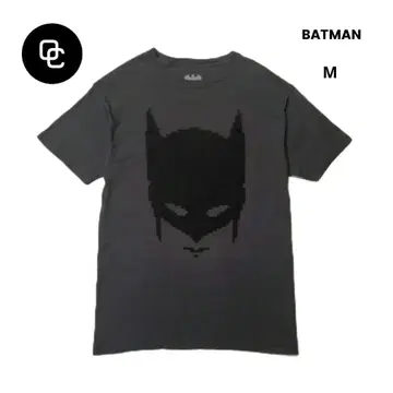 [ 새상품급 ] BATMAN 배트맨 도트 디자인 T셔츠 그레이 M
