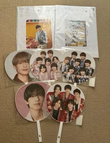 나니와단시 부채 사진 캔버스 King & Prince