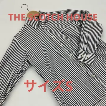 THE SCOTCH HOUSE 긴팔 셔츠 스트라이프 S #2313
